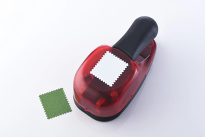 postage stamp paper punch hole puncher cutting rectangle 3.2 x 3.6 cm